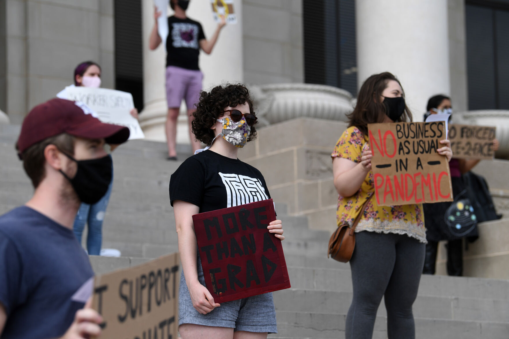 TAMU graduate student protest